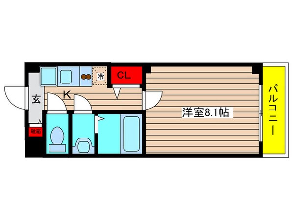 パルテデルマ－レの物件間取画像